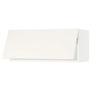 SEKTION Wall cabinet horizontal, white/Veddinge white, 36x15x15 "