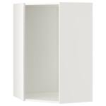 SEKTION Corner wall cabinet frame, white, 26x14 3/4x40 "