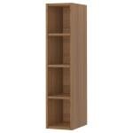 VADHOLMA Open storage, brown/stained ash, 9x14 3/8x40 "